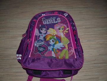 Plecak szkolny dla dziewczynki Equestria Girls My Little Pony jak nowy