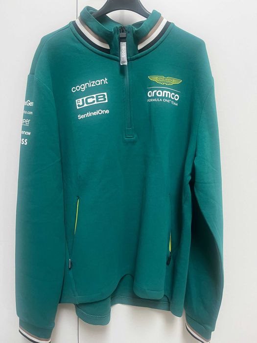 Bluza Aston Martin F1 Team 1/4 Zip Sweater