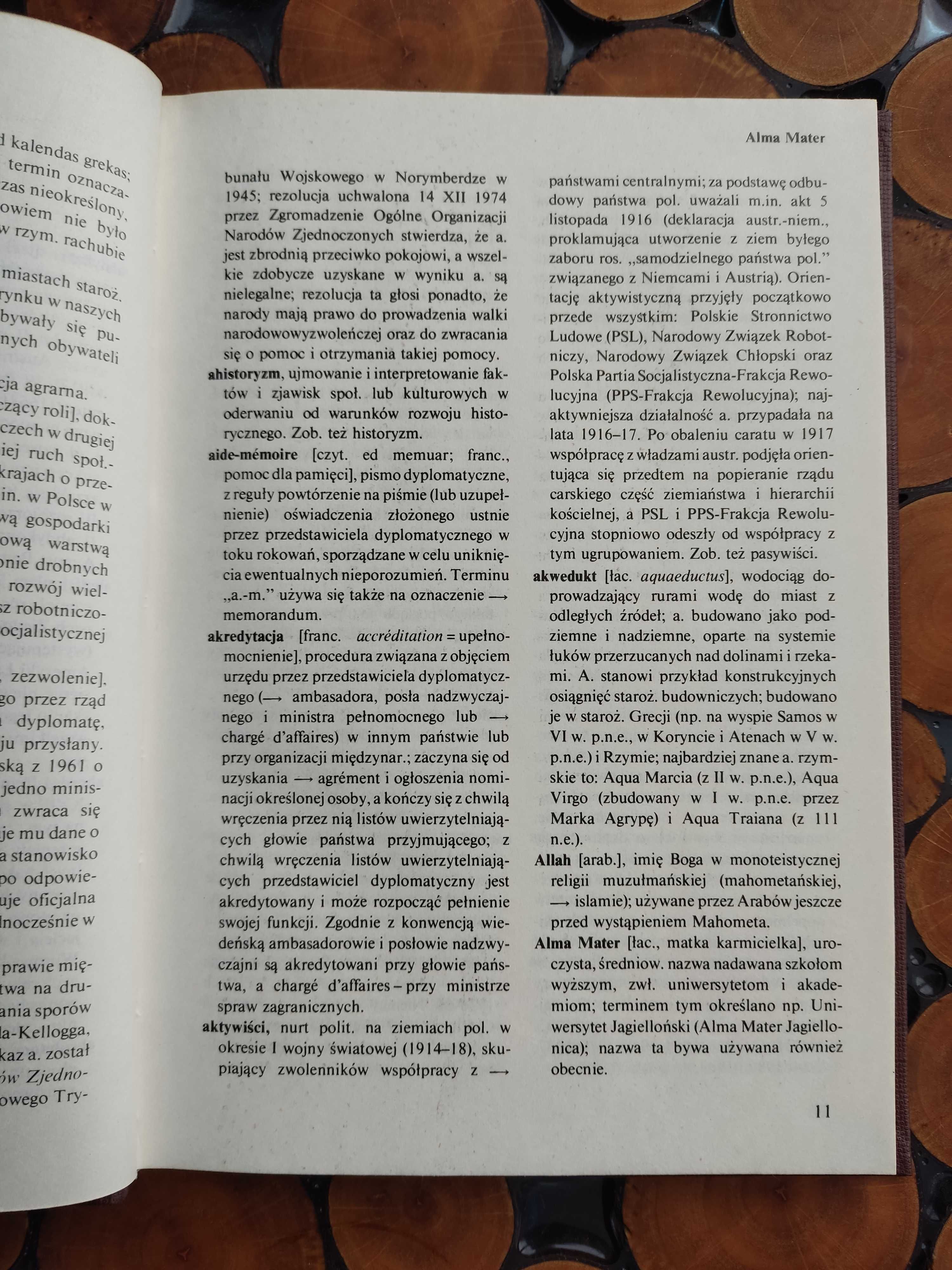 Słownik szkolny Terminy i pojęcia historyczne