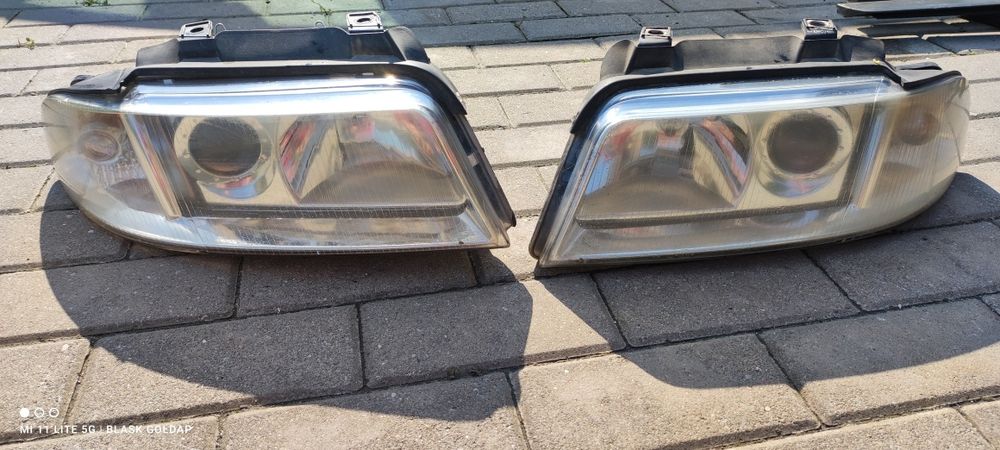 Lampy Przednie komplet Lewa Prawa Strona Audi A4 B5 Lift Części Blask