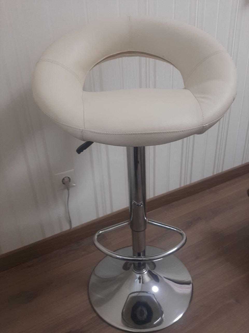 Барный стул ROSE chrome из ЭКО кожи, Nowy Styl, 2 штуки