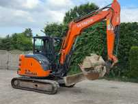 Hitachi ZX65usb  Bez DPF Szybkozlacze hydrauliczne kpl. Łyzek (jcb case kubota yanmar)