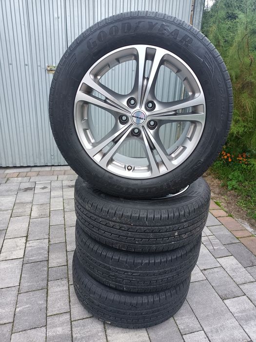 4 Alufelgi 17 "Borbety 5*114.3 /7.5Jx17H2 / ET40