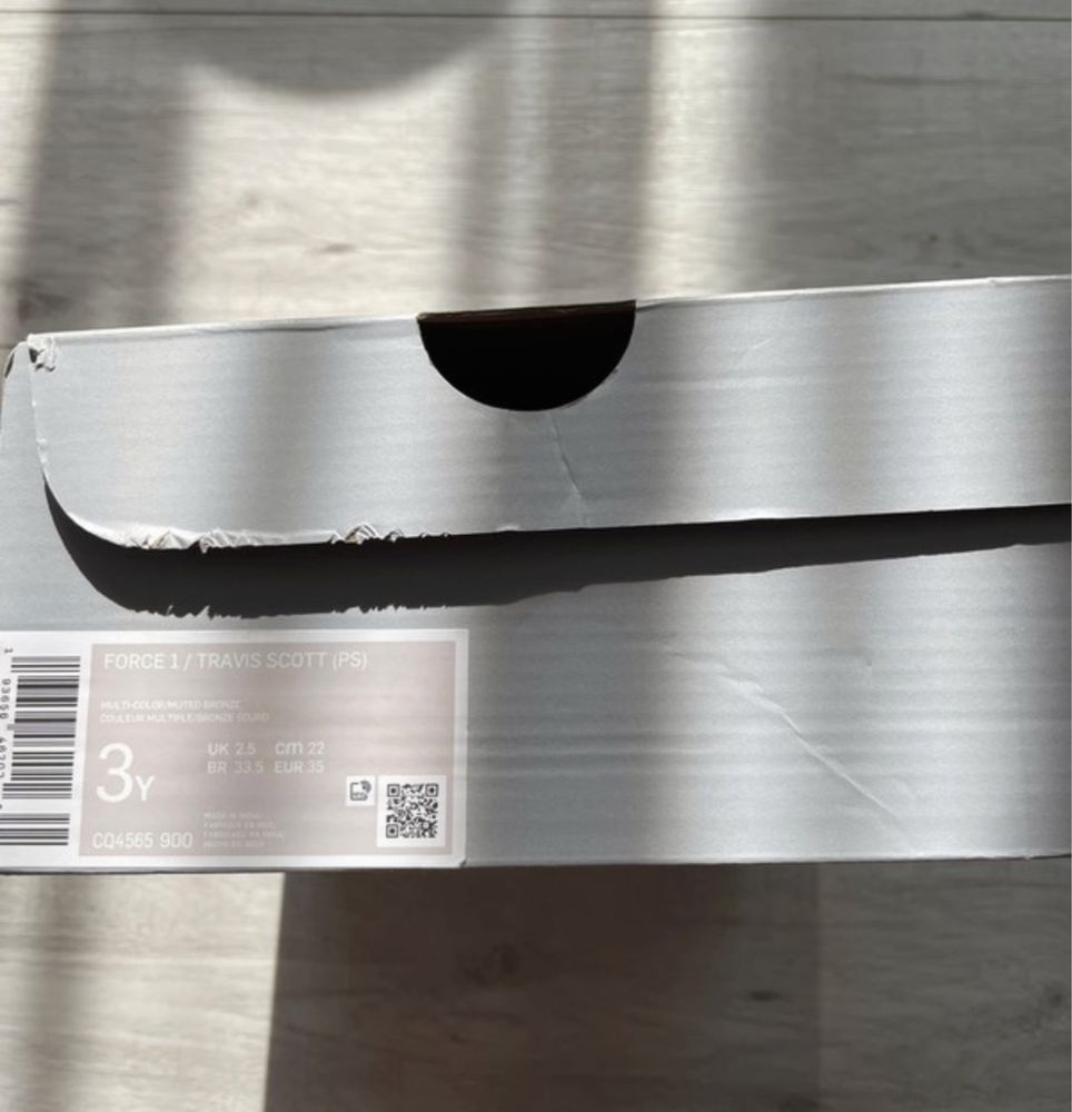 Okazja! Nike Aor Force 1 x Travis Scott 35eu *jak nowe*
