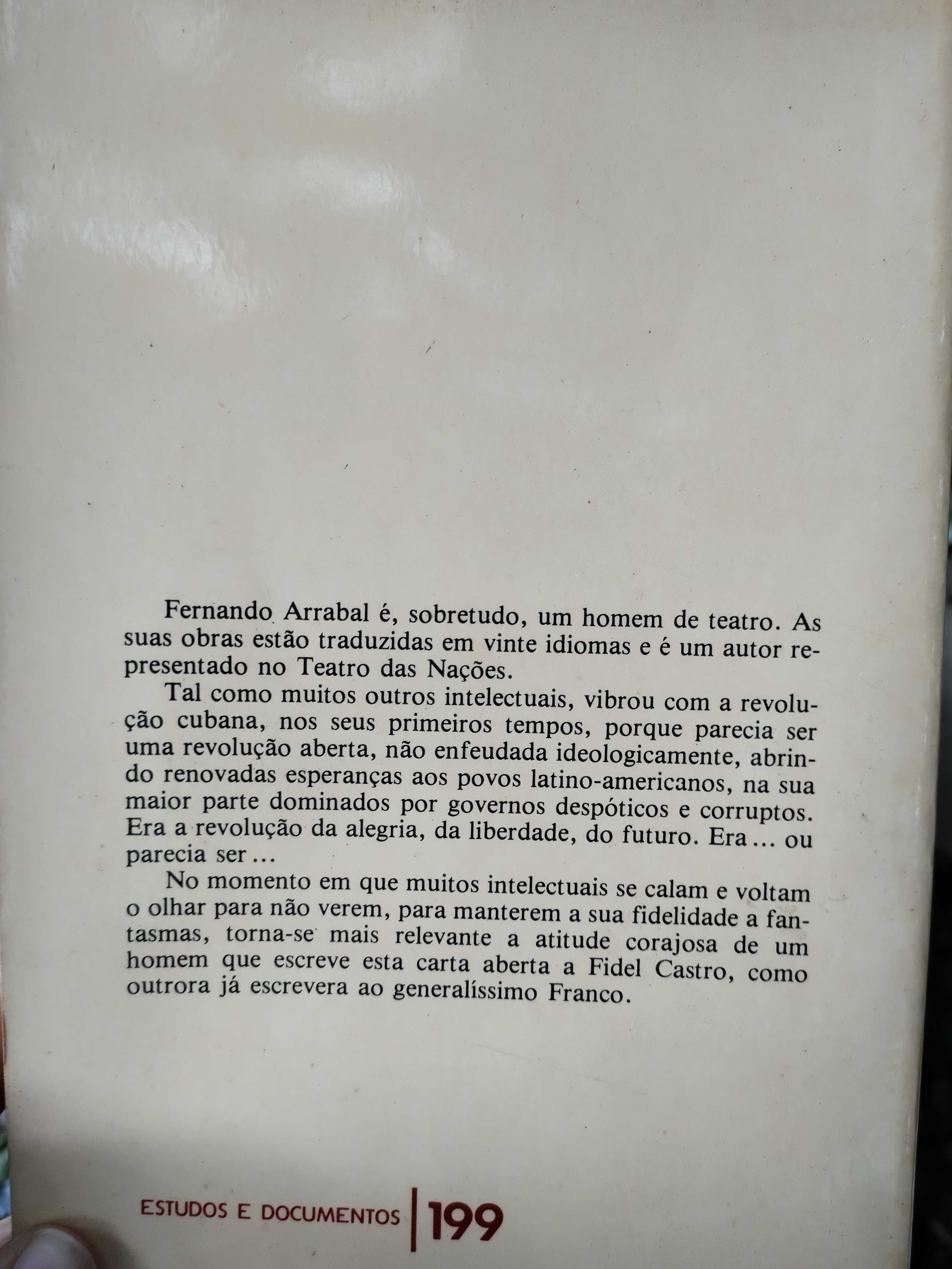 Carta a Fidel Castro (Fernando Arrabal)