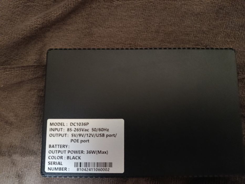 DC1036  ББЖ (УПС, UPS) для роутера, з новими акумуляторами LG.