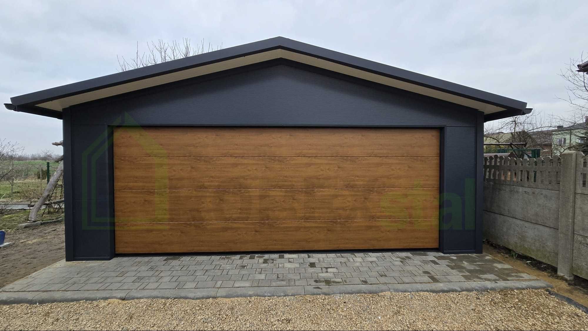 Garaż ocieplany z płyty warstwowej 6.3x5.5 do 35m2 MONTAŻ CAŁY KRAJ