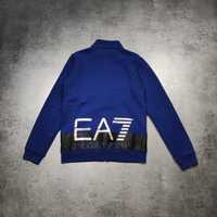 MĘSKA Premium Bluza Rozpinana Bawełna Granatowa EA7 Emporio Armani