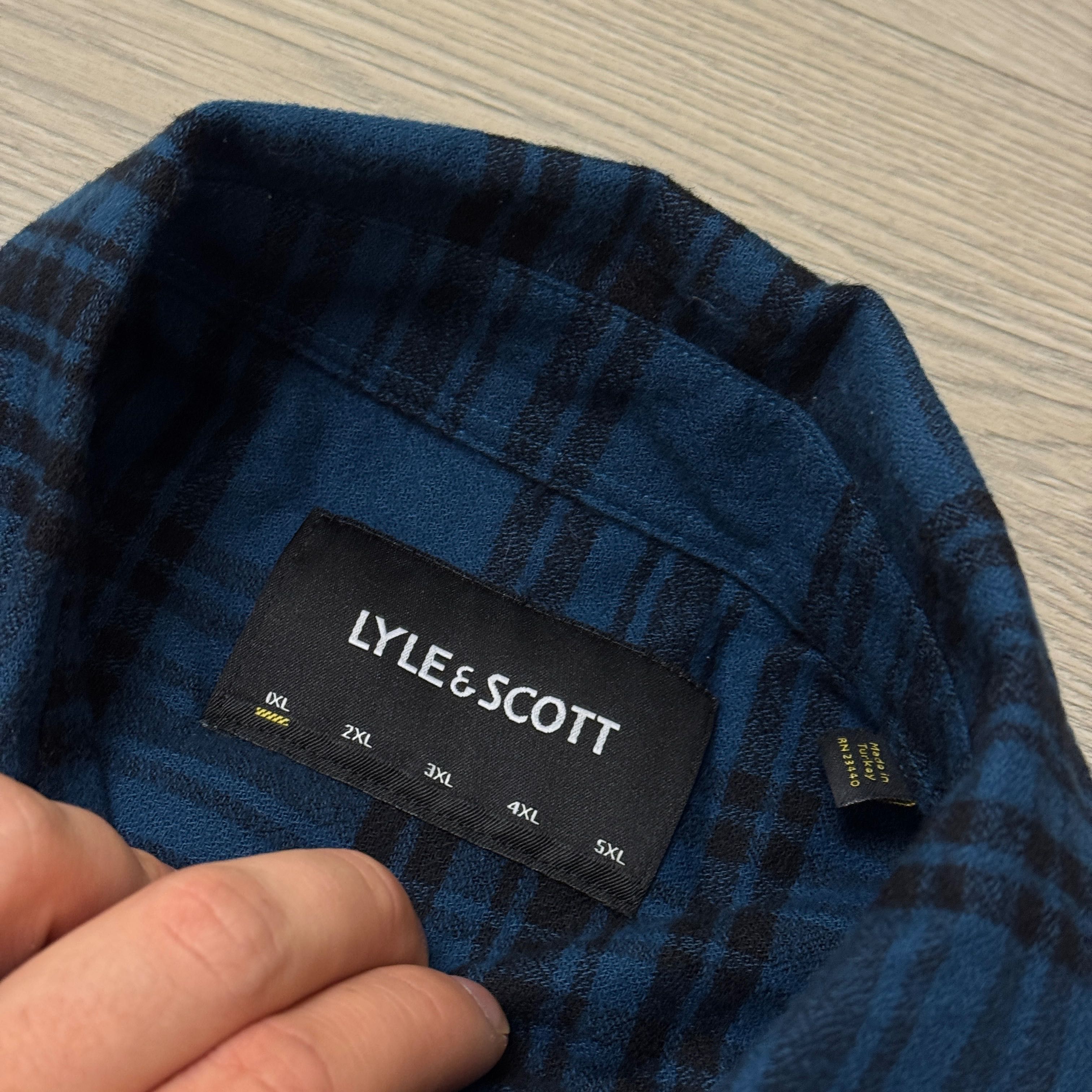 Якісна Сорочка Лайл Скотт Lyle&Scott в Клітинку, Розмір XXL, оригінал