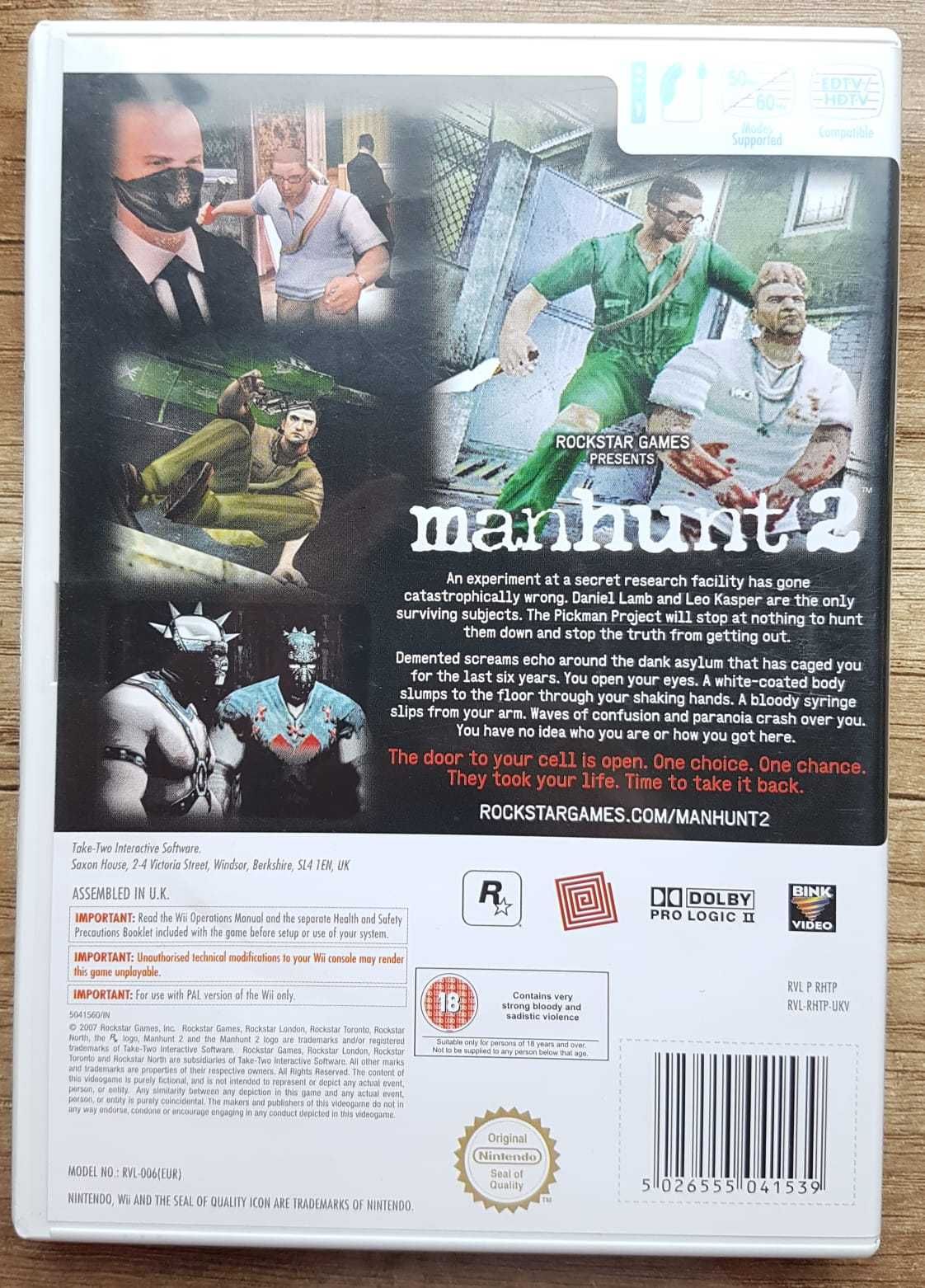 Manhunt 2 gra prezent Nintendo Wii