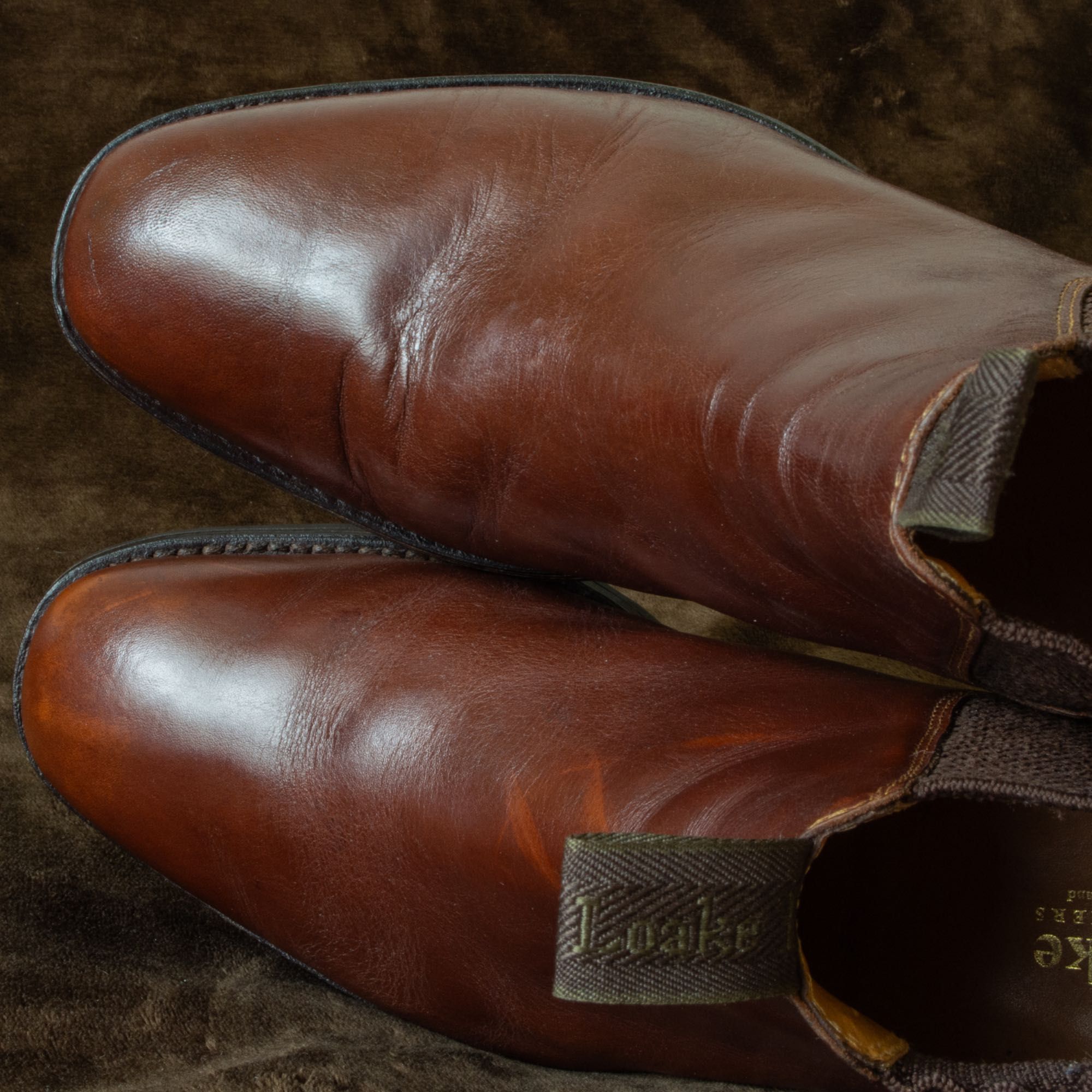 Loake Chatsworth, Chelsea (sztyblety), Brown Waxy (brązowe) roz. 42
