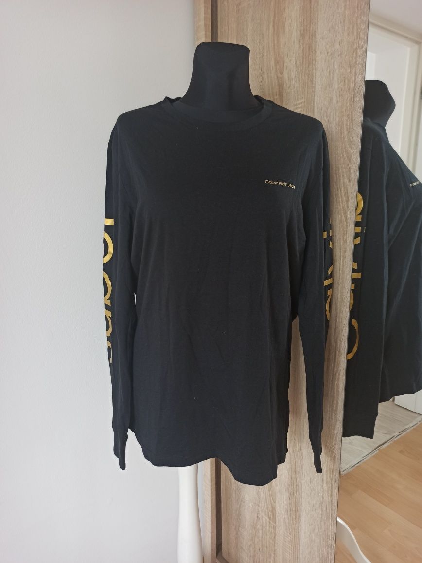 Ck Calvin Klein koszulka tshirt longsleeve nowy l 40 męski