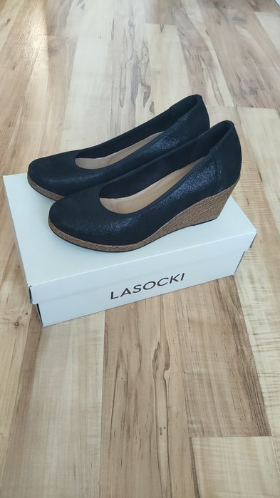 Buty na koturnie Lasocki r.37
