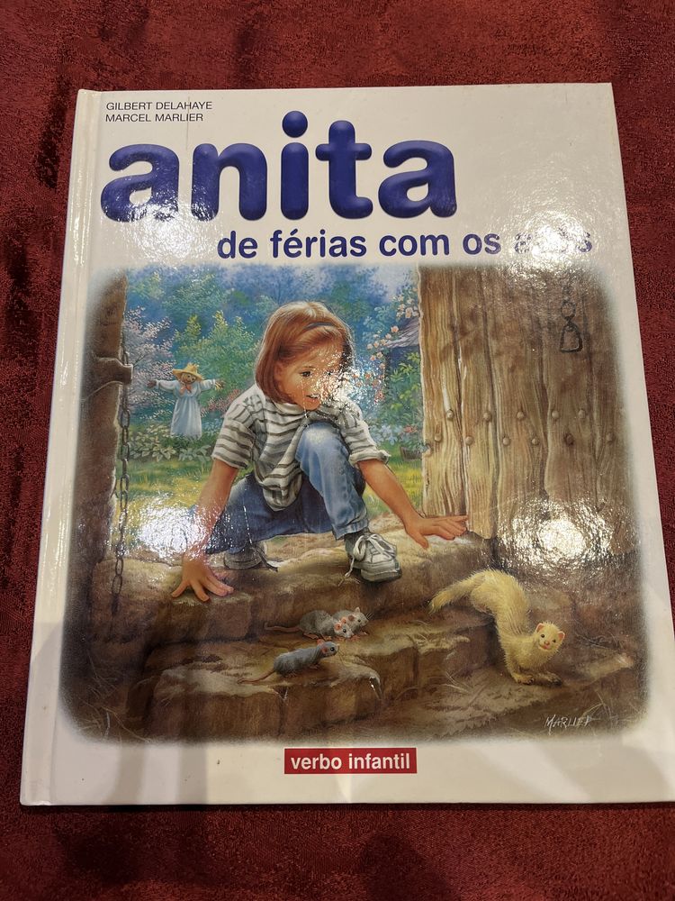 Anita de ferias com os avos