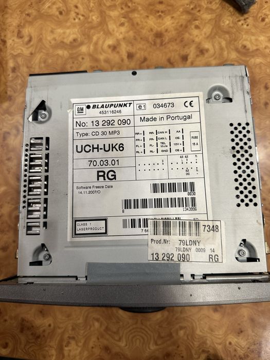 Магнитола opel vectra c 2008