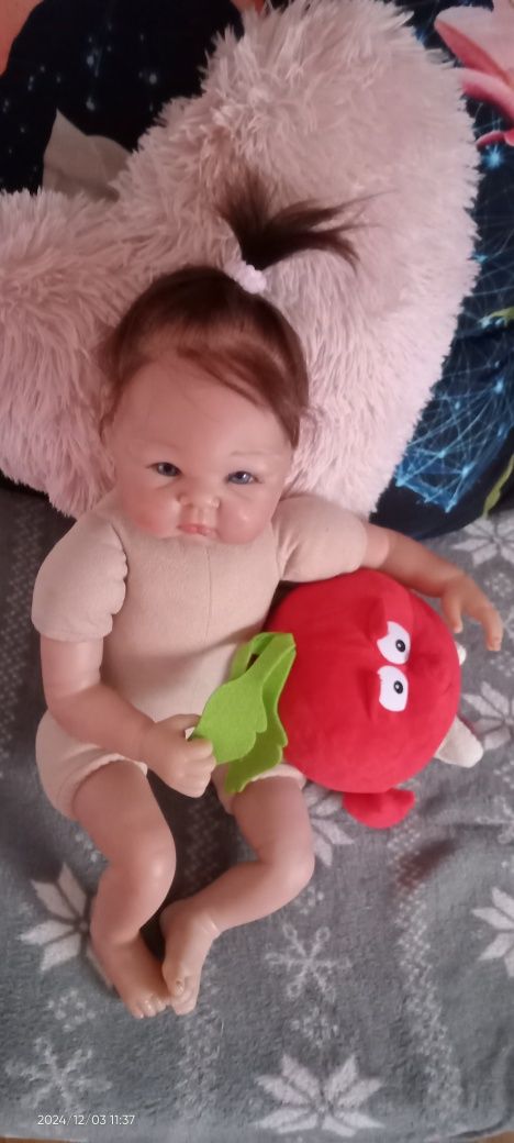 Okazja ! Śliczna lalka 55 cm typ reborn cena z wysyłką.