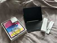 Apple iPad 10.9" (10.gen 2022) 64GB + Klawiatura i Pencil