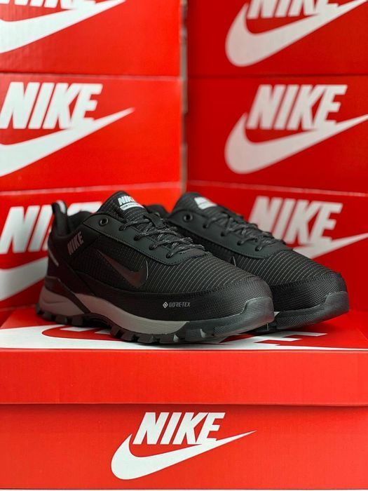 ‼️ОРИГИНАЛ Nike Rivah Gore-Tex кроссовки найк новые черные с серым