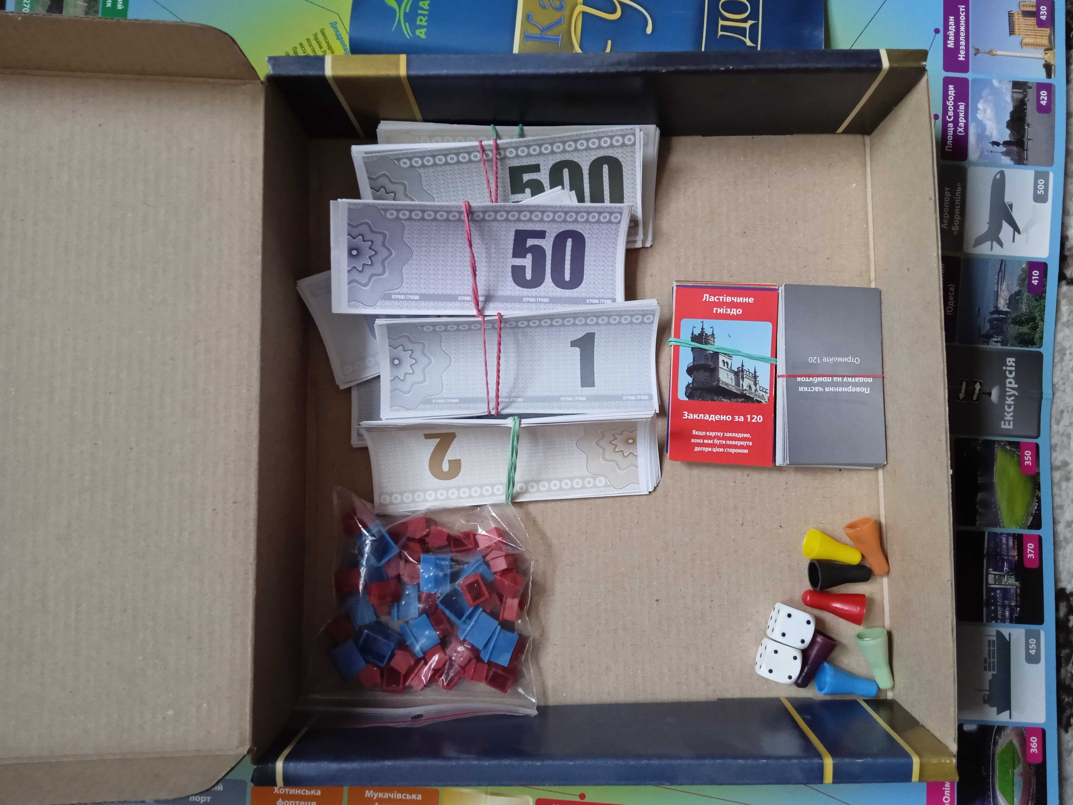 Настольная игра «Капиталист Украина» для детей от 8 лет