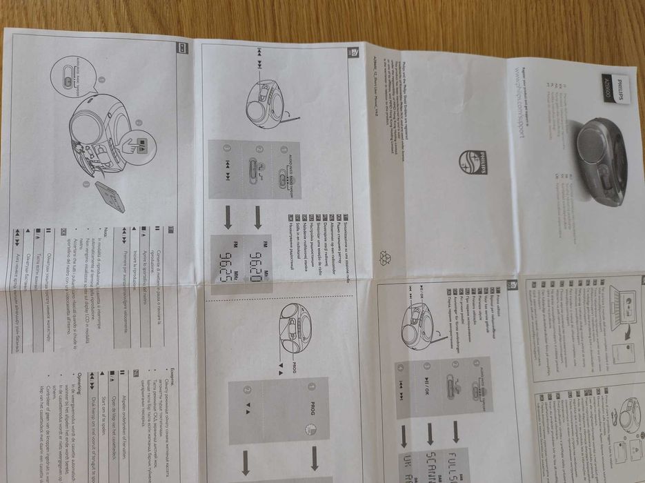 Radioodtwarzacz Philips z DAB+ nowy