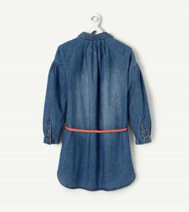 Tunika dziewczęca do leginsów Ala jeans KOSZULA JEANSOWA +PASEK TAO 86