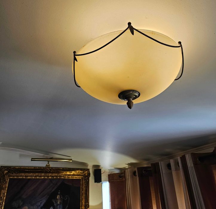 candeeiro de teto vintage