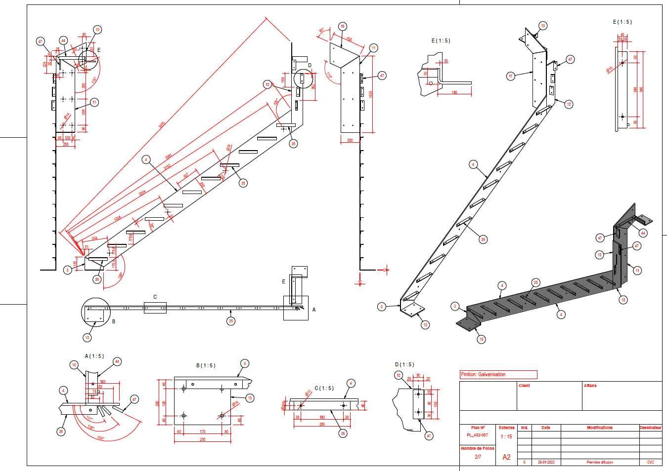 Desenhador técnico e preparação de trabalho em Autodesk Inventor.