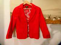 H&M marynarka czerwona elegancka rozm 42 XL