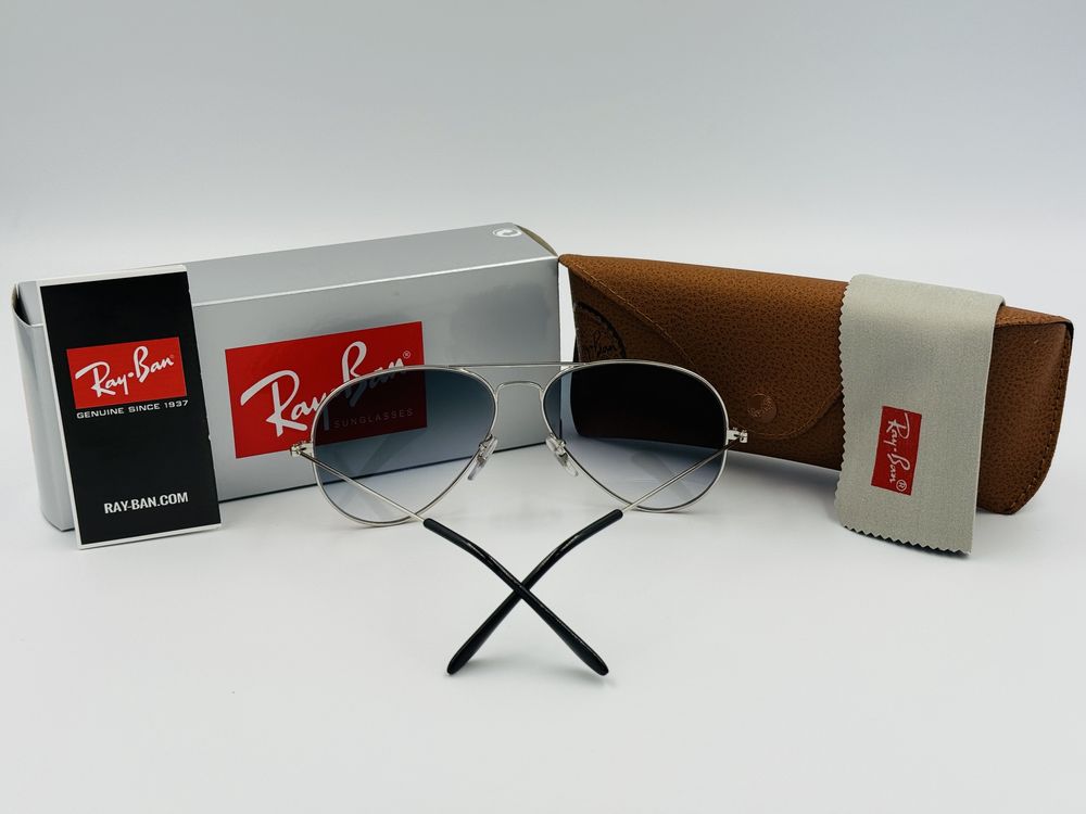 Солнцезащитные очки Ray Ban Aviator Large Metal 3025 003/32 58 стекло