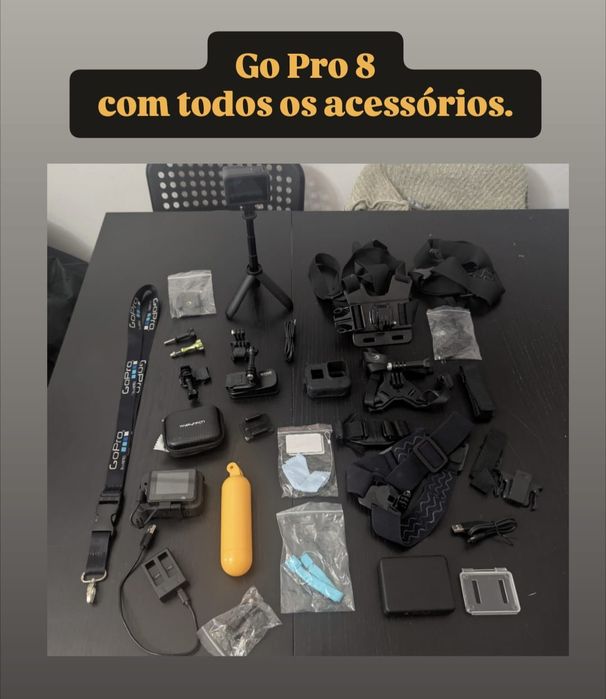 GoPro 8 + acessórios