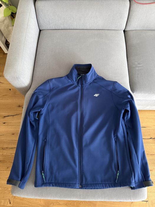 Kurtka softshell 4F XL niebieska