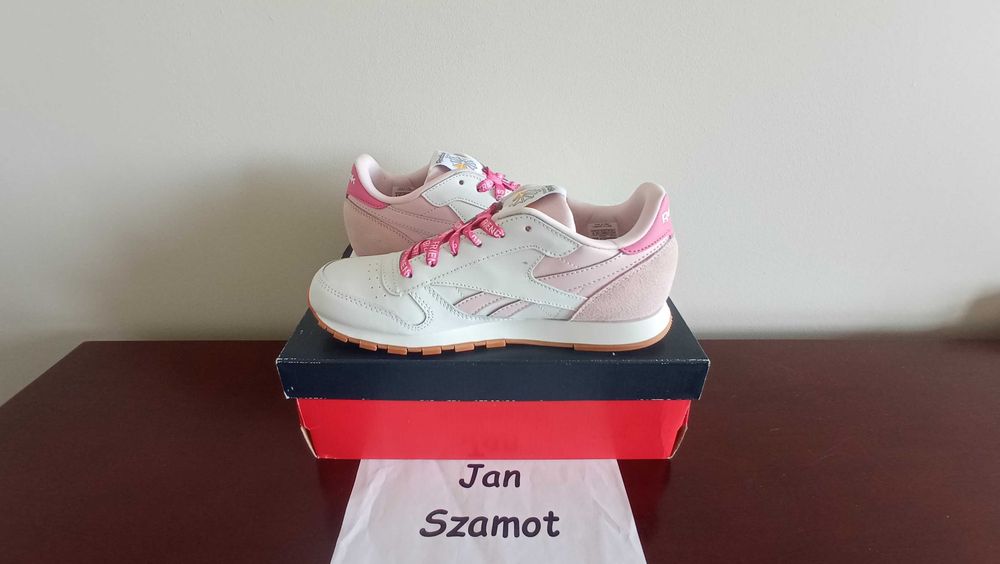 38 Buty Reebok Classic Pink / White