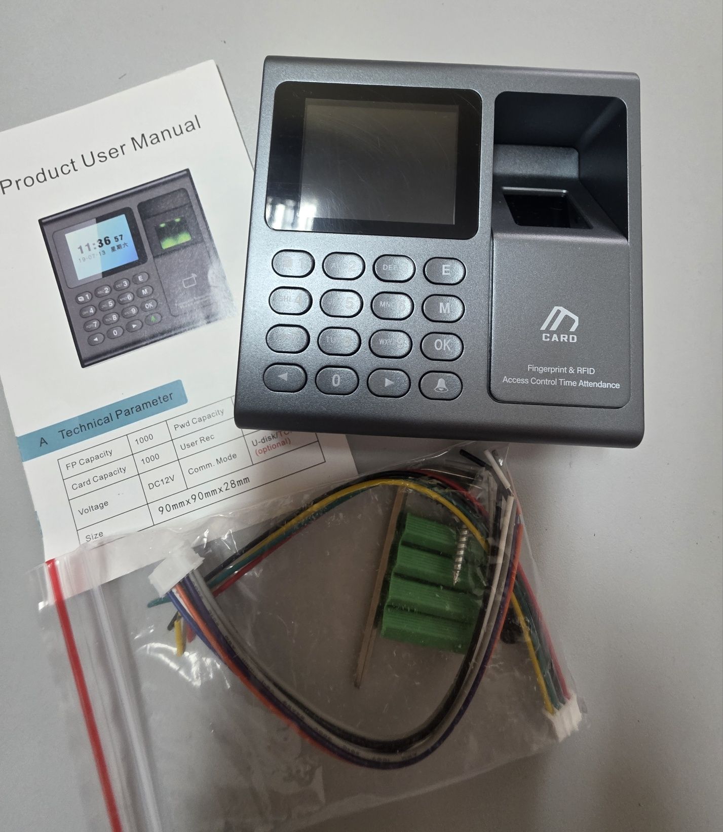Leitor Biométrico CARD - Controle de Acesso