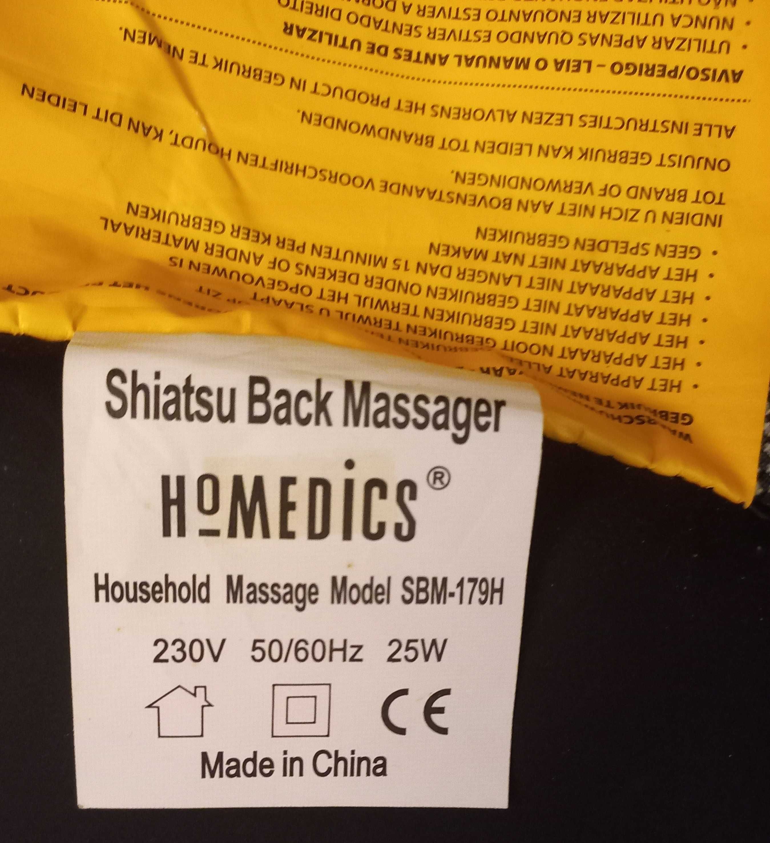 Massagem Costas Shiatsu - Homedics
