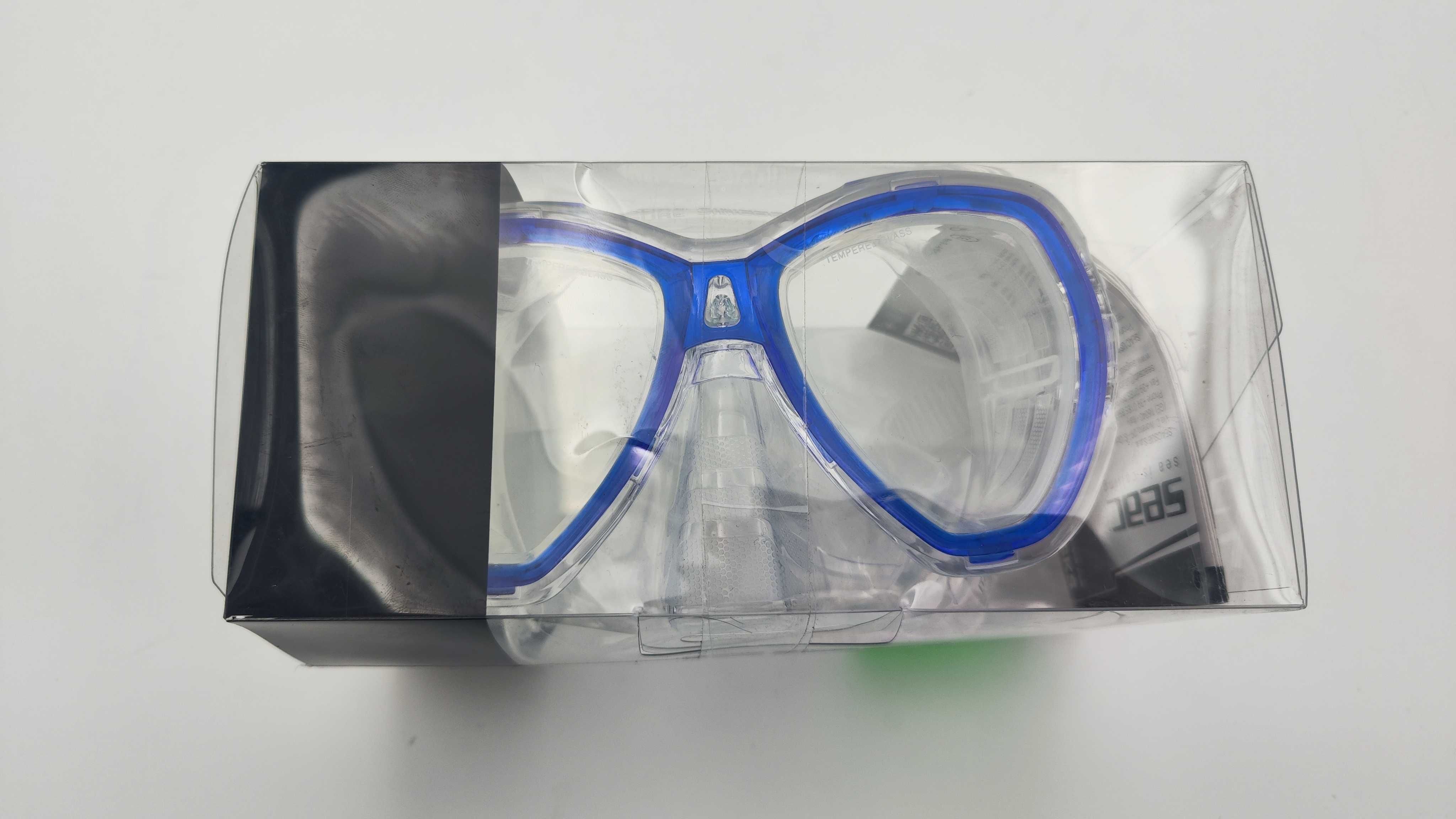 Maska do nurkowania okulary Seac Elba MD odcienie niebieskiego (L62)