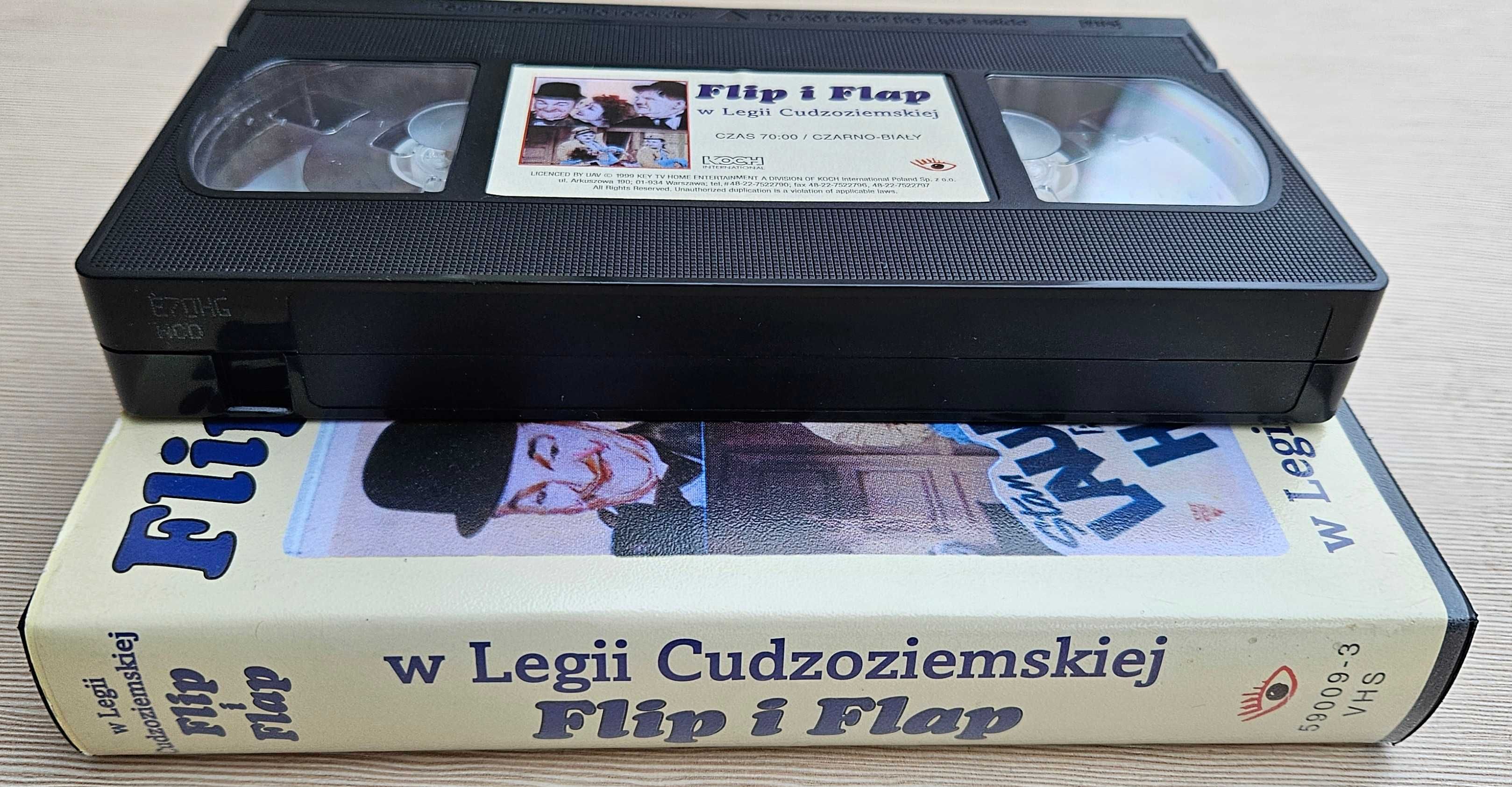 Kaseta Wideo VHS Flip i Flap w Legii Cudzoziemskiej (1939)