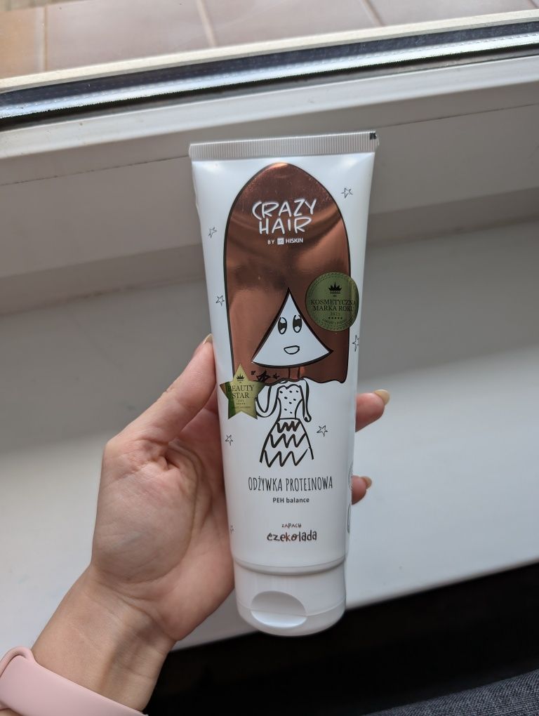 Odżywka do włosów, proteinowa, czekolada - HISKIN CRAZY HAIR