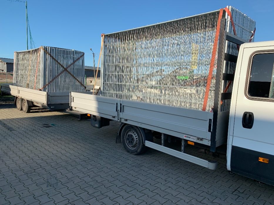 Ogrodzenie budowlane tymczasowe 3,5 x 2m 100szt 350mb ogrodzenia panel