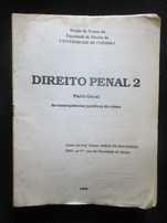 Sebenta de Direito Penal, de Jorge de Figueiredo Dias