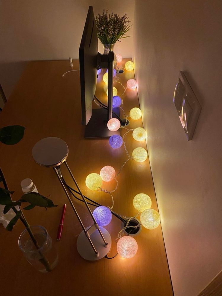 Cotton ball lights