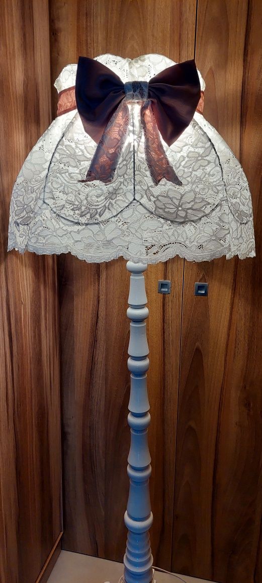 Abażur do lampy  hand made 2w1