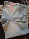Spodenki jeans 140