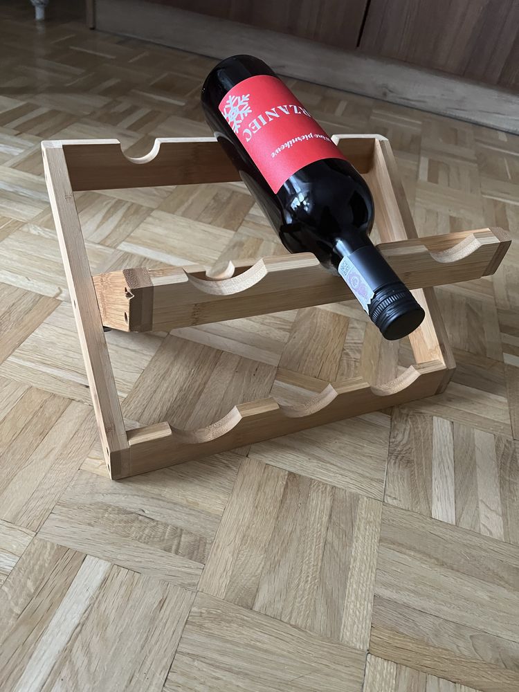 Stojak na wino drewo / bambus