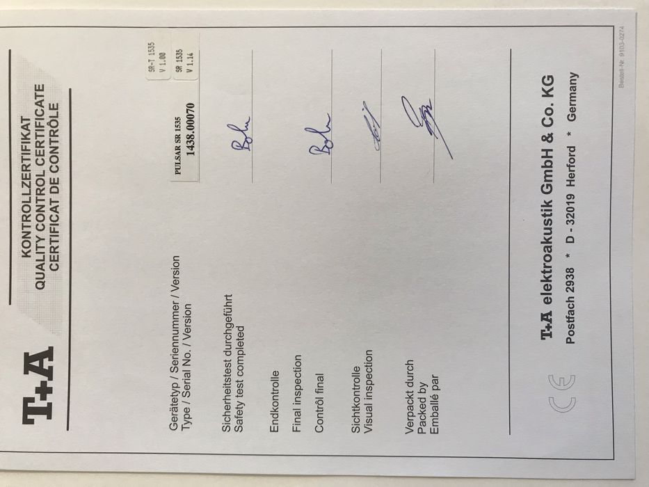 T+a sr 1535r усилитель - ресивер