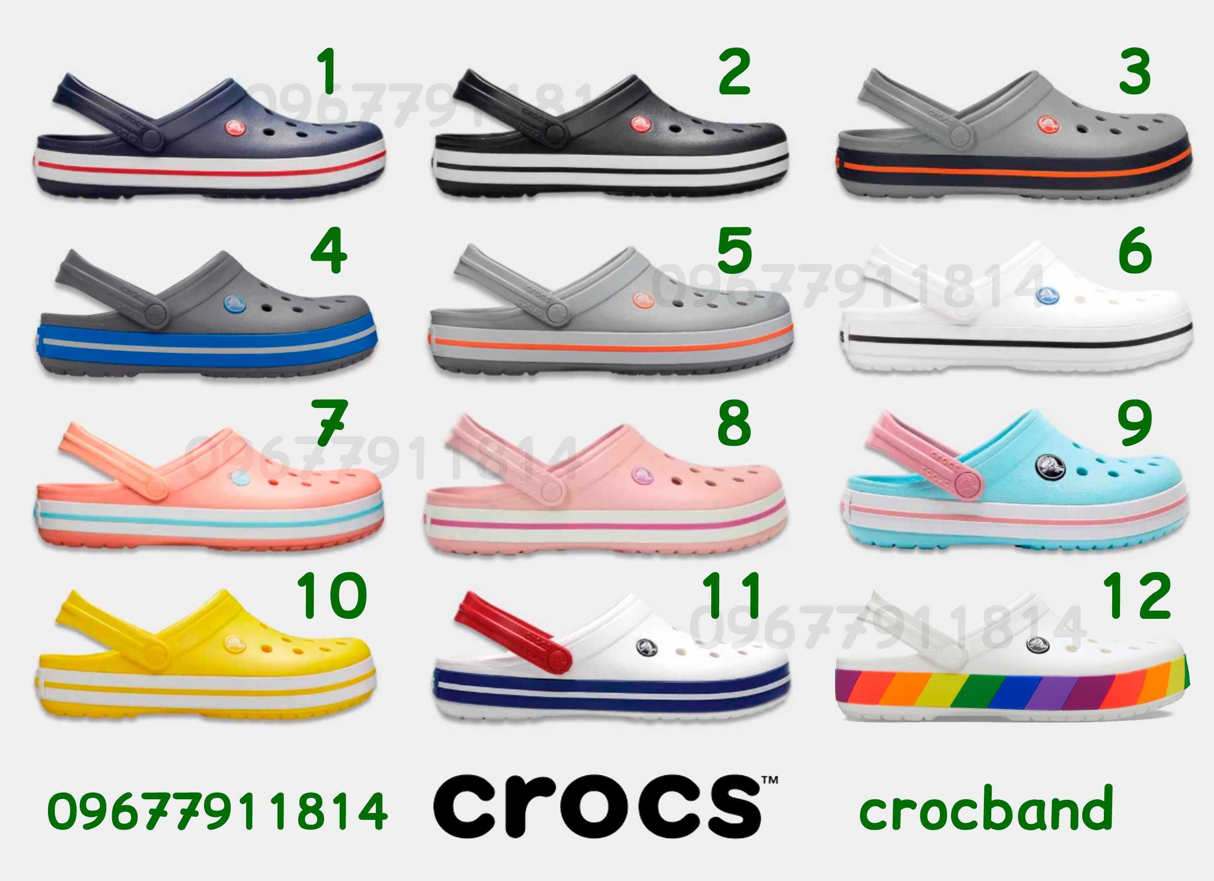 Crocs crocband кроксы яркие женские размеры в наличии от 36 по 40