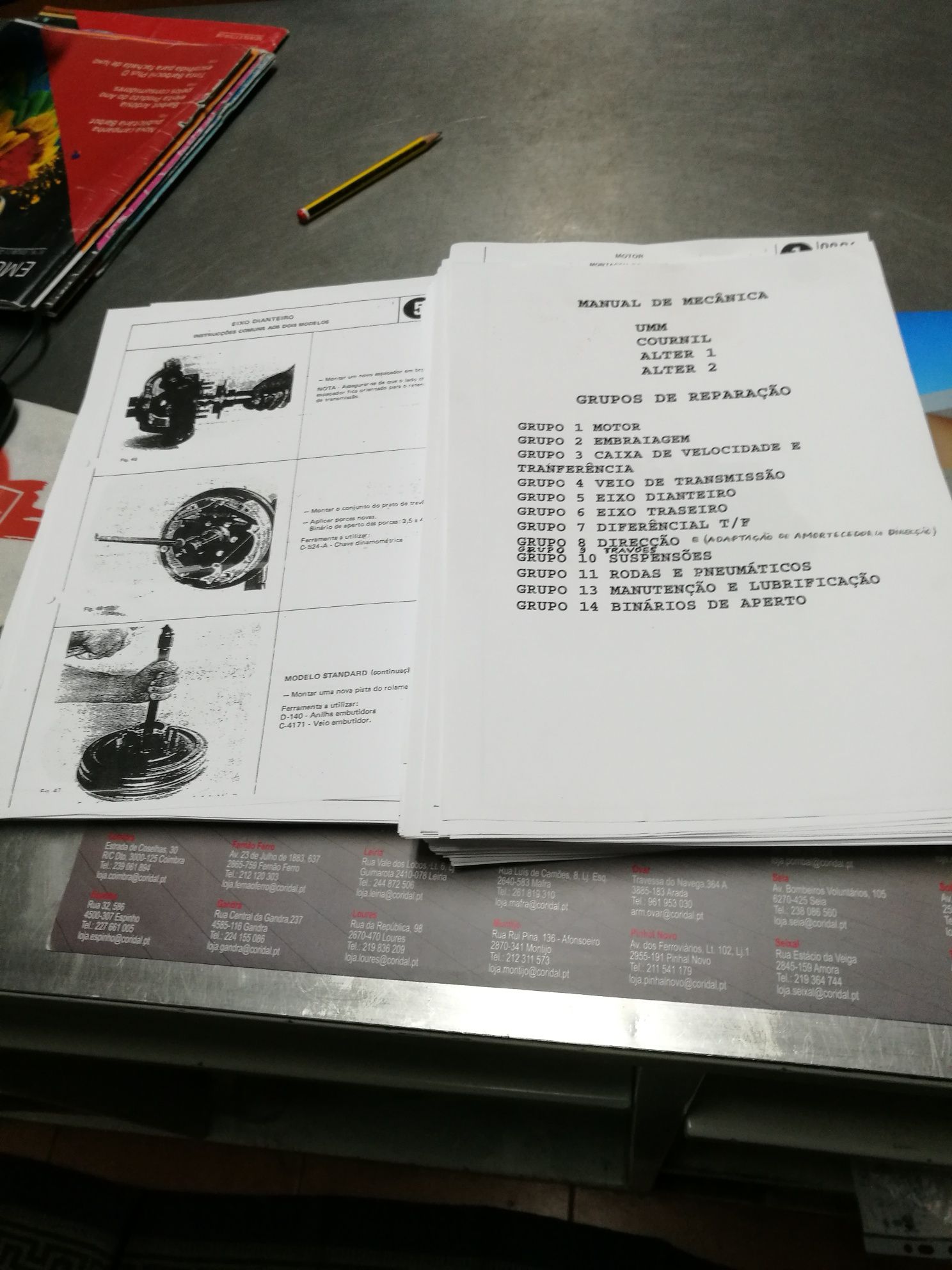 Manual de Mecânica UMM Cournil, Aler 1 e 2 e Turbo r I e Alter II