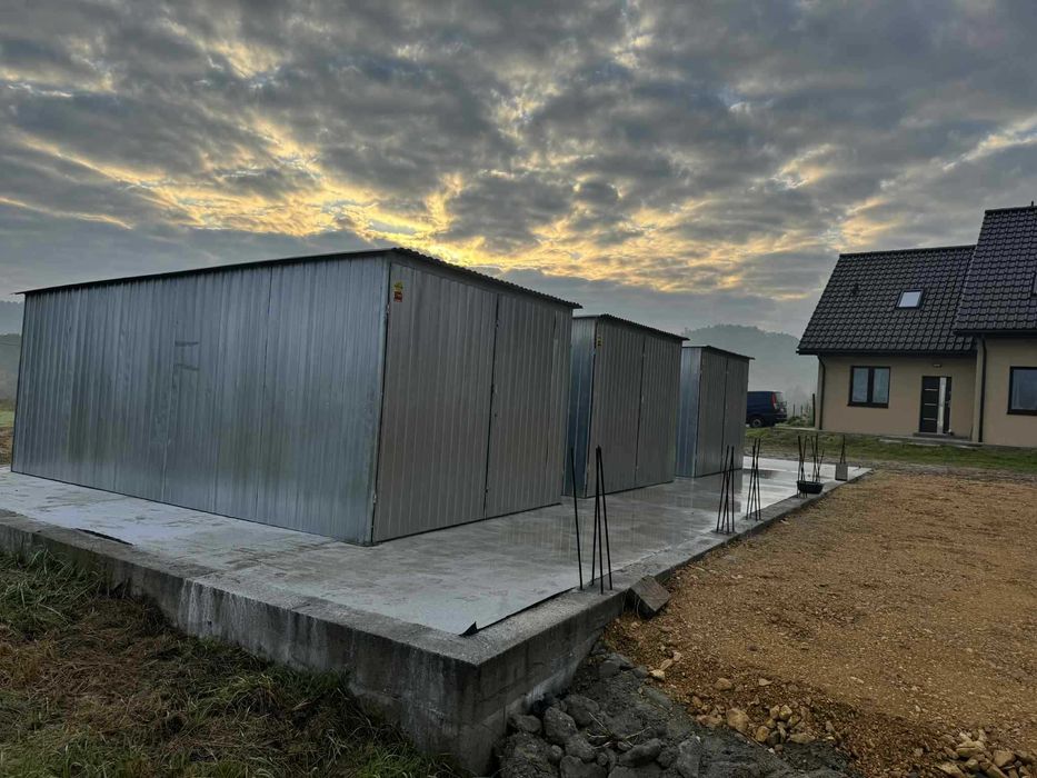Garaż blaszany 3x5 Transport + Montaż