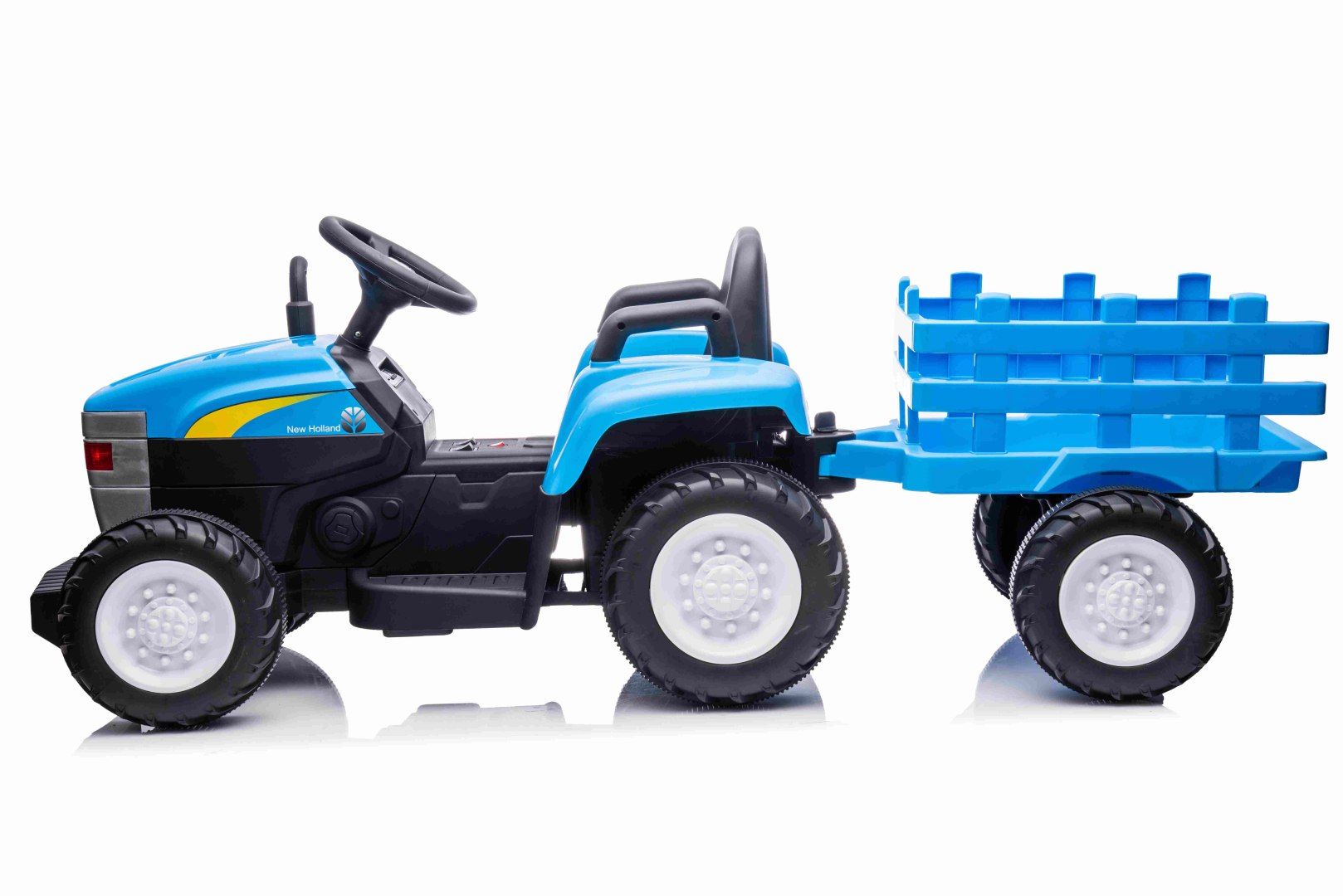 PILOT max 30KG Traktor na akumualtor Z Przyczepą New Holland T7