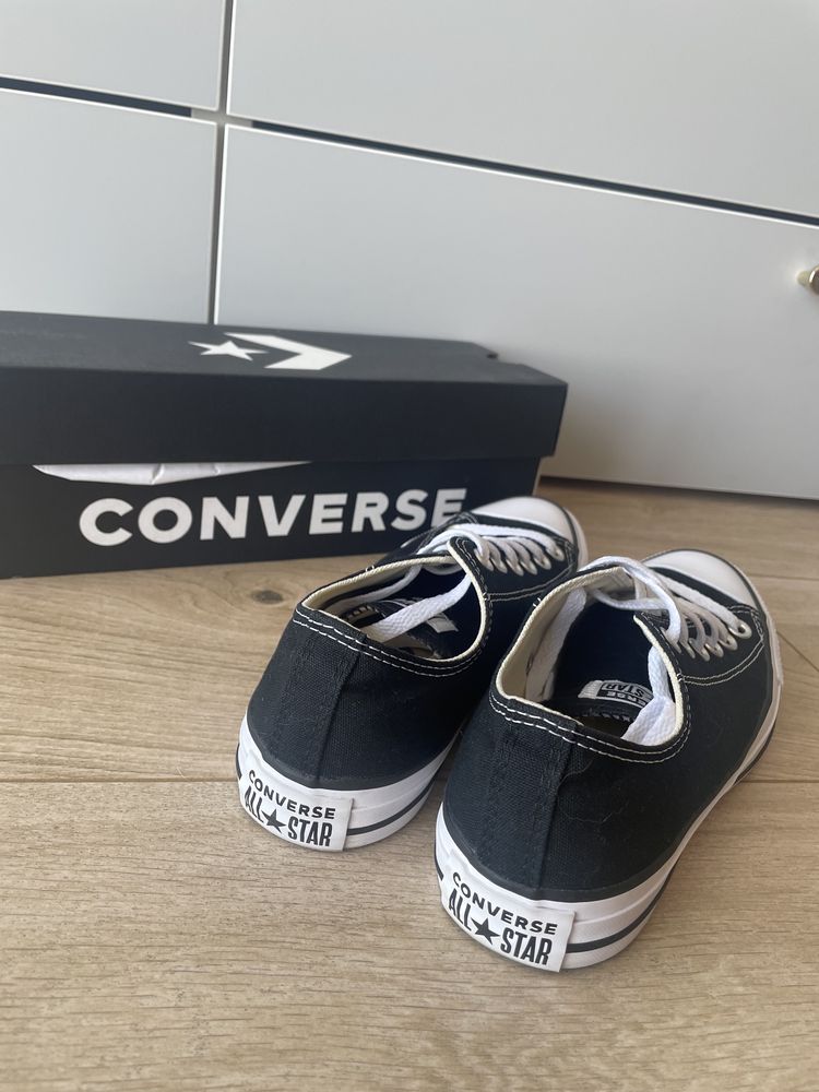 Czarne trampki Converse 38