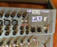 Mikser Spirit Folio F1 By Soundcraft + Case Rak